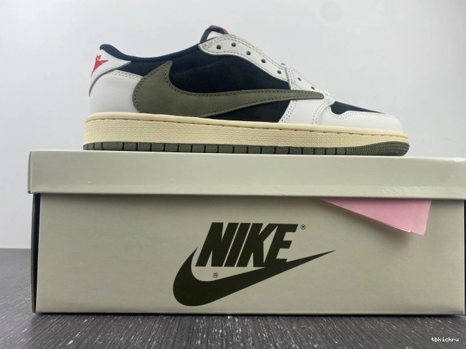 Reps TBkick Jordan x Low OG WMNS Air 1 Olive DZ4137-106 Travis Scott 0723